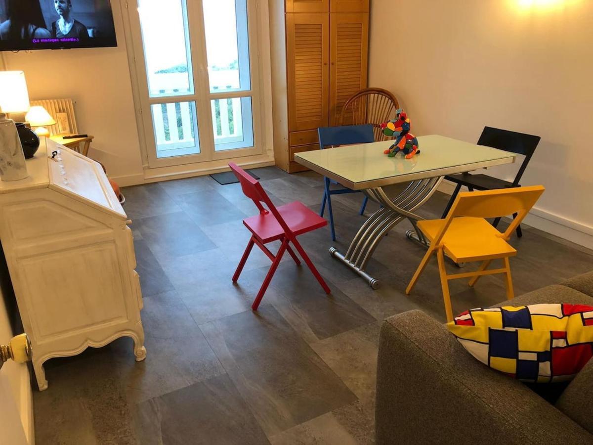 Studio 3* Vue Mer Parking Régina et Golf Biarritz Exterior foto