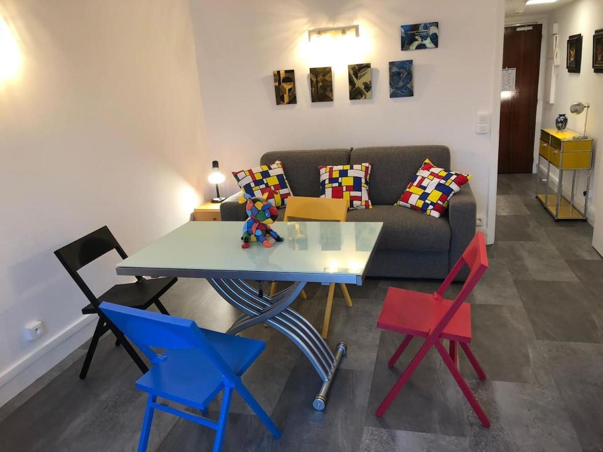 Studio 3* Vue Mer Parking Régina et Golf Biarritz Exterior foto