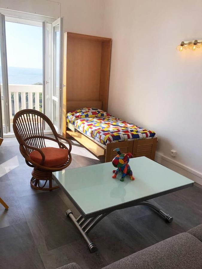 Studio 3* Vue Mer Parking Régina et Golf Biarritz Exterior foto